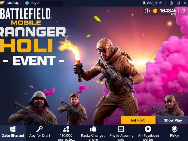 Battlefield Mobile Ranger Duty Holi Event